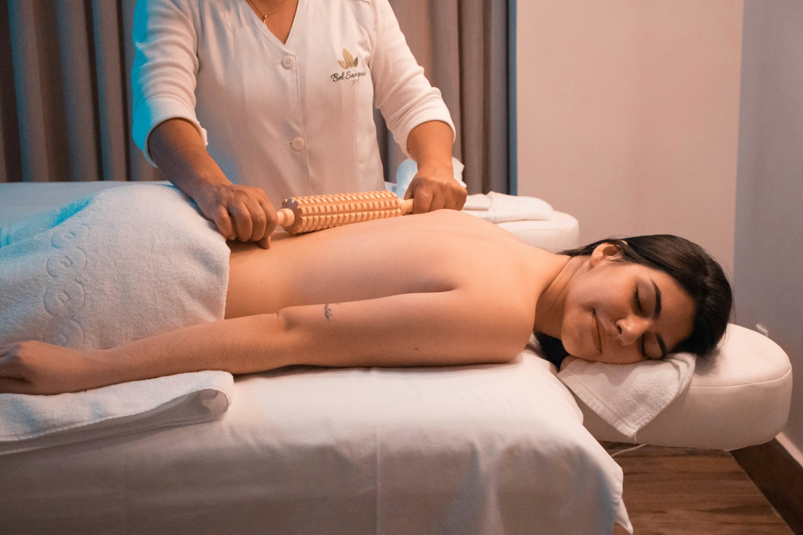 Massage therapy with a certified massage therapist. 